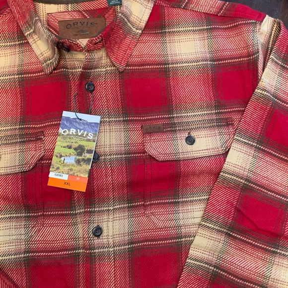 - NWT Orvis Heavyweight Flannel shirt jacket XL and 3XL - Picture 4 of 11